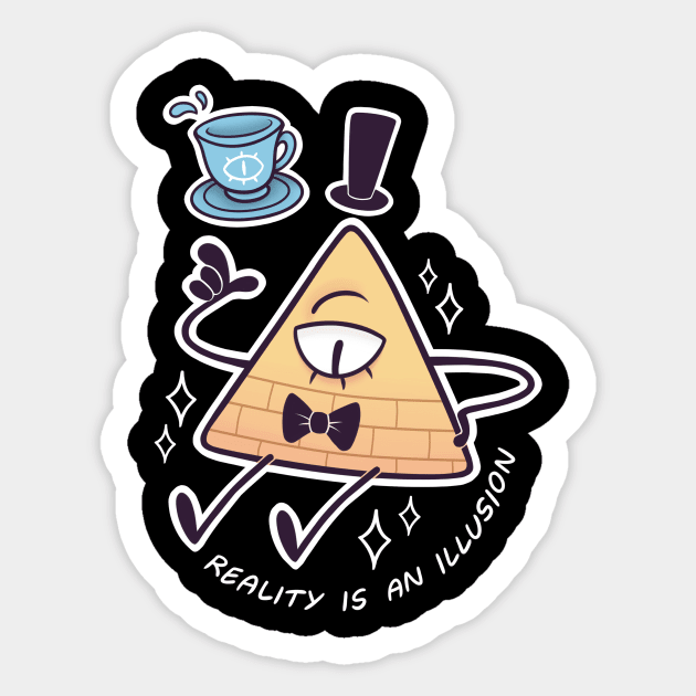 Bill Cipher Sticker by lockholmes